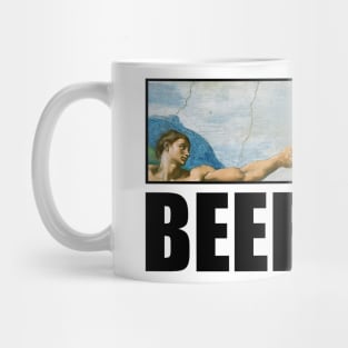 Beer God The Creation of Man Mug